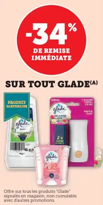 U Express Sur tout glade offre