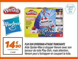 Netto Play-doh spiderman attaque tranchante offre