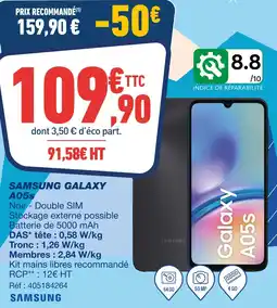 Bureau Vallée Samsung galaxy a05s offre