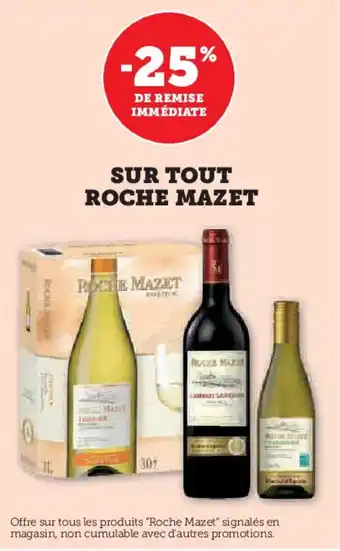 Hyper U Sur tout roche mazet offre