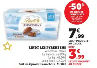 Hyper U Lindt les pyreneens offre