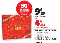 Hyper U Ferrero mon cheri offre