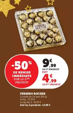 Hyper U Ferrero rocher offre