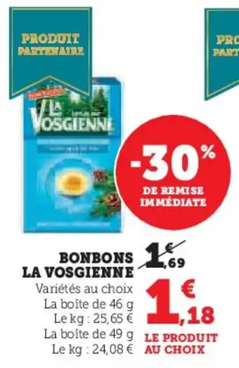 Hyper U Bonbons la vosgienne offre