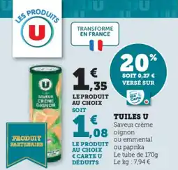 Hyper U Tuiles u offre