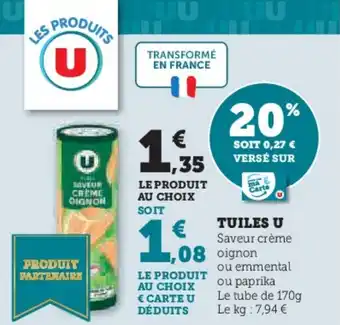 Hyper U Tuiles u offre