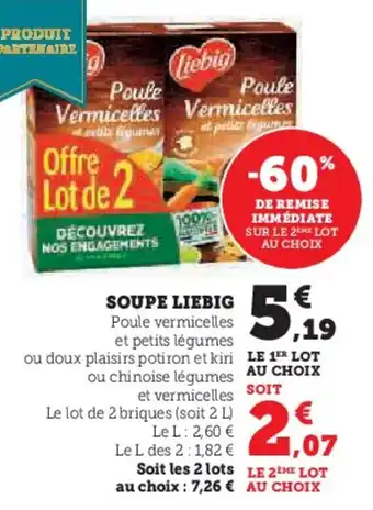 Hyper U Soupe liebig offre