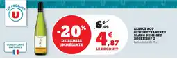 Hyper U Alsace aop gewurztraminer blanc demi-sec rosenhof u offre