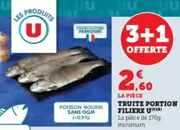 Hyper U Truite portion filiere u offre