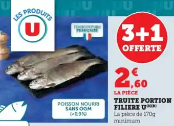 Hyper U Truite portion filiere u offre