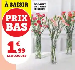 Hyper U Bouquet de 7 mini ceillets offre