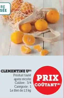 Hyper U Clementine u offre
