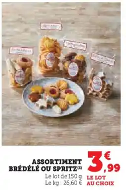 Hyper U Assortiment brédélé ou spritz offre