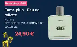 Stanhome Force plus eau de toilette offre