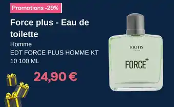 Force plus eau de toilette