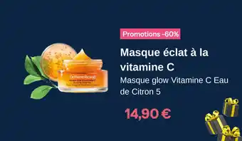 Stanhome Masque éclat à la vitamine c offre