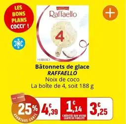 Coccimarket Bâtonnets de glace raffaello offre