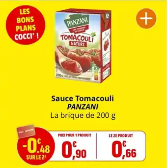 Coccimarket Sauce tomacouli panzani offre