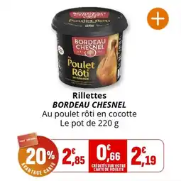 Coccimarket Rillettes bordeau chesnel offre