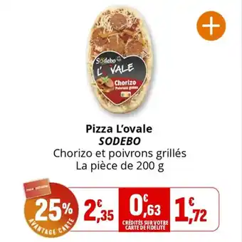 Coccimarket Pizza l'ovale sodebo offre