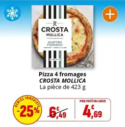 Coccimarket Pizza 4 fromages crosta mollica offre
