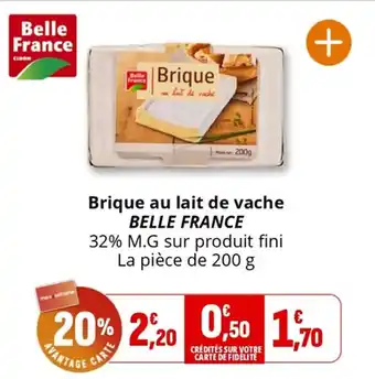 Coccimarket Brique au lait de vache belle france offre