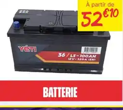 Carter-Cash Batterie offre