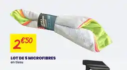 Carter-Cash Lot de 5 microfibres offre