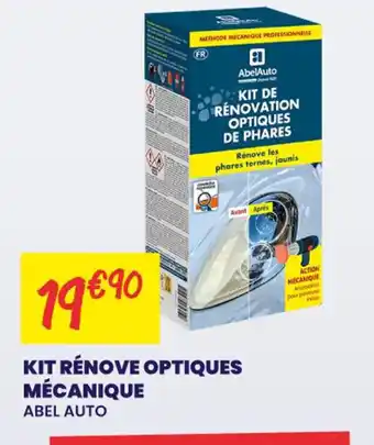 Carter-Cash ABEL AUTO Kit rénove optiques mécanique offre