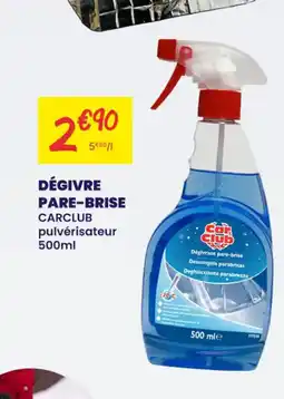 Carter-Cash CARCLUB Dégivre pare-brise offre