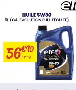 Carter-Cash ELF Huile 5w30 offre