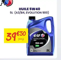 Carter-Cash ELF Huile 5w40 offre