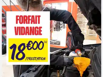 Carter-Cash Forfait vidange offre