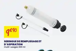 Carter-Cash Seringue de remplissage et d'aspiration offre