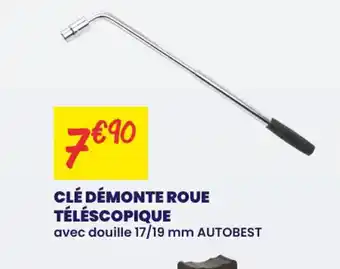 Carter-Cash Clé démonte roue téléscopique offre