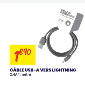 Carter-Cash Câble usb-a vers lightning offre