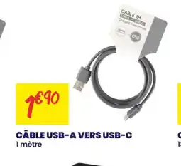 Carter-Cash Câble usb-a vers usb-c offre