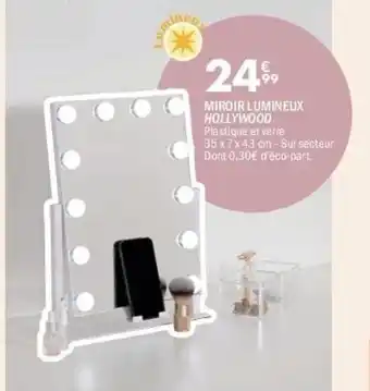 La Foir'Fouille Miroir lumineux hollywood offre