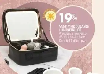 La Foir'Fouille Vanity modulable lumineux led offre