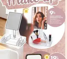 La Foir'Fouille Miroir lumineux organiseur selena offre