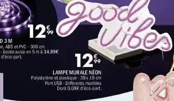 La Foir'Fouille Lampe murale néon offre