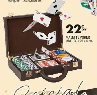 La Foir'Fouille Malette poker offre