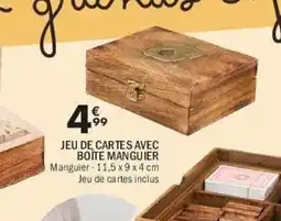 La Foir'Fouille Jeu de cartes avec boite manguier offre