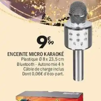 La Foir'Fouille Enceinte micro karaoké offre