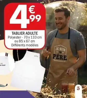 La Foir'Fouille Tablier adulte offre