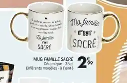 La Foir'Fouille Mug famille sacré offre