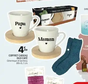 La Foir'Fouille Coffret cadeau duo café offre
