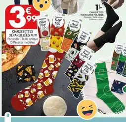 La Foir'Fouille Chaussettes dépareillées fun offre