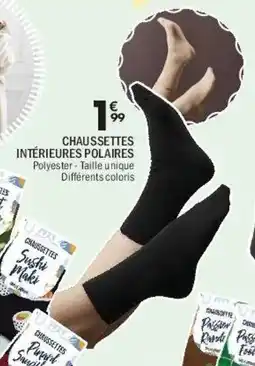 La Foir'Fouille Chaussettes intérieures polaires offre