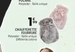 La Foir'Fouille Chaufferette fourrure offre